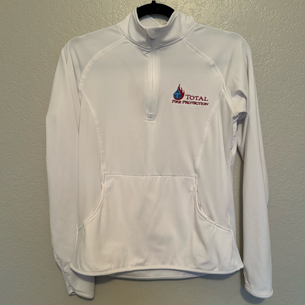 Sport Tek  White Pullover